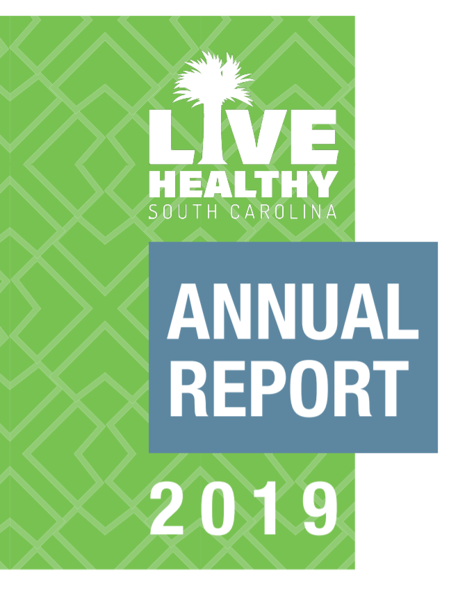 2019 Live Healthy Annual Report PDF button with image