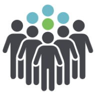 Icon of group of people standing